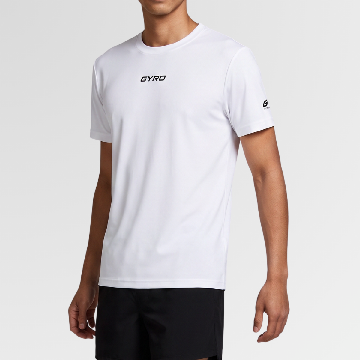 Gyro Cloud Lite Tee Pure White Breathable All Day Performance